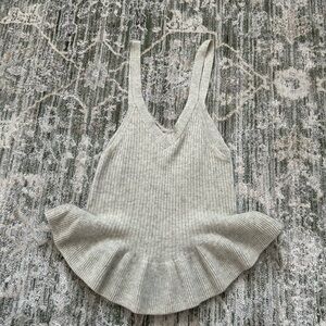 Peplum Knit Women's Top